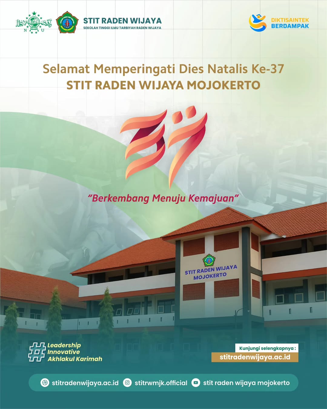 Selamat Dies Natalis Sekolah Tinggi Ilmu Tarbiyah Raden Wijaya Mojokerto ke-37 🎉“Berkembang Me